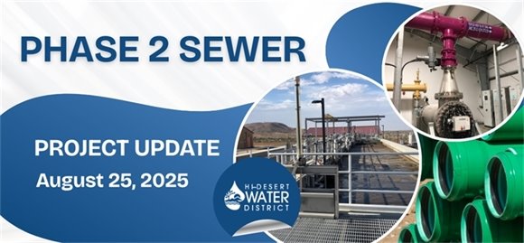 weekly phase 2 sewer project update banner with photos png image