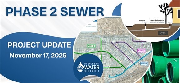 weekly phase 2 sewer project update banner with photos png image