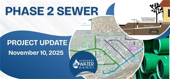 weekly phase 2 sewer project update banner with photos png image