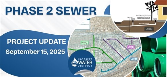 weekly phase 2 sewer project update banner with photos png image