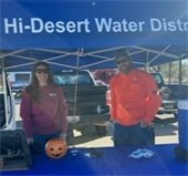 employees at emergency fair booth