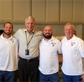 Mike Price with Ed, Kevin and Marty