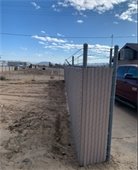 Fence after repair