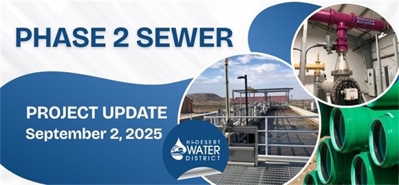weekly phase 2 sewer project update banner with photos png image