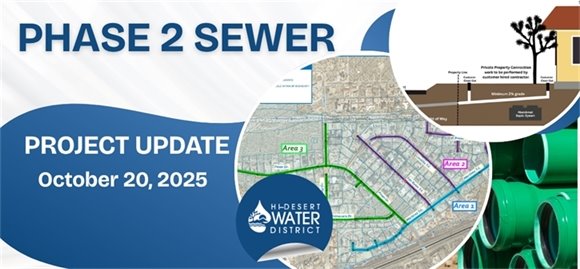 weekly phase 2 sewer project update banner with photos png image