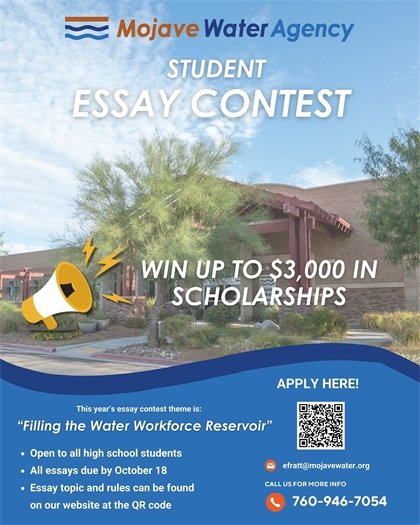 Mojave Water Agency Student Essay Contest