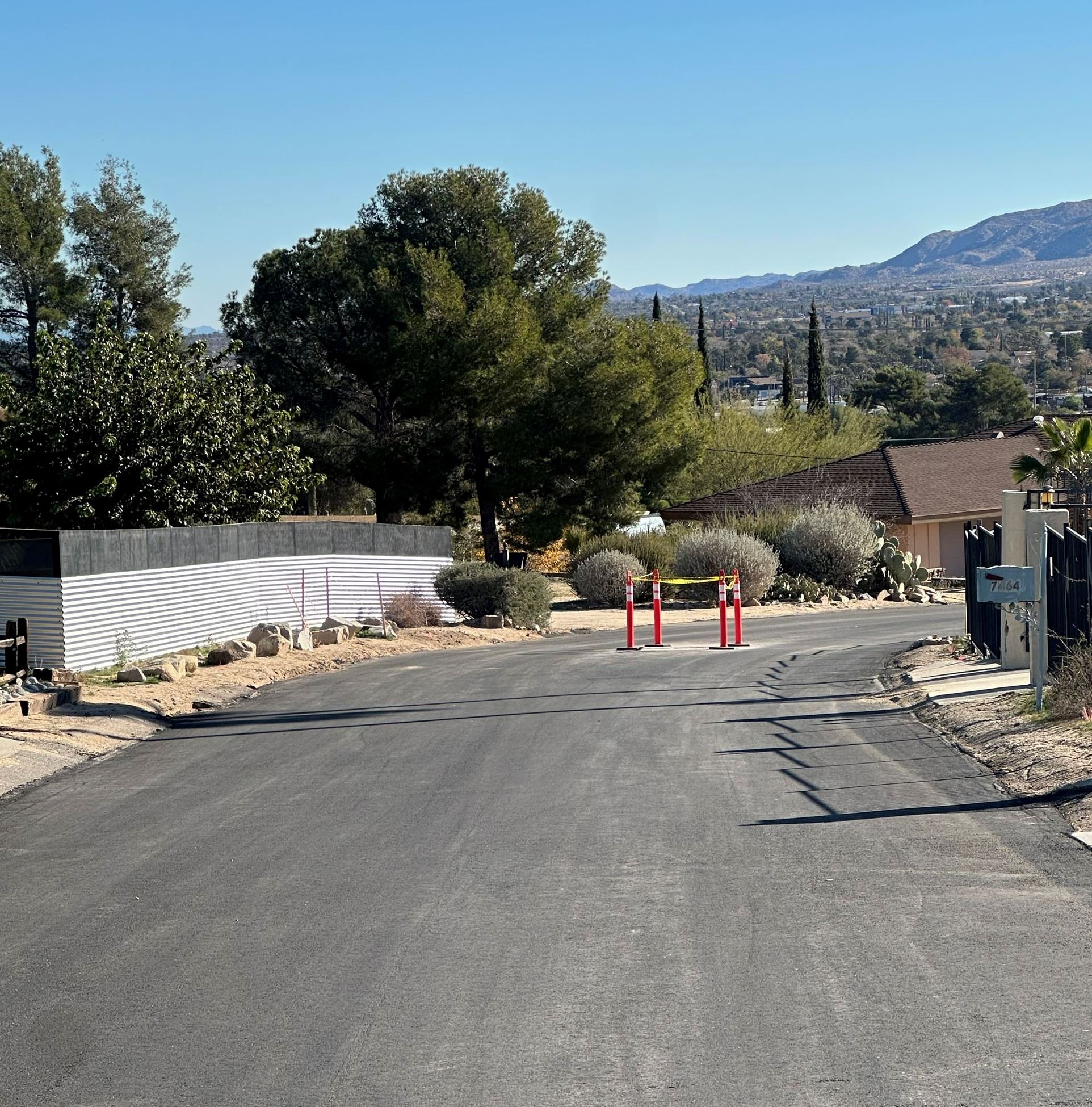 Photos showing sewer construction in Country Club neighborhood